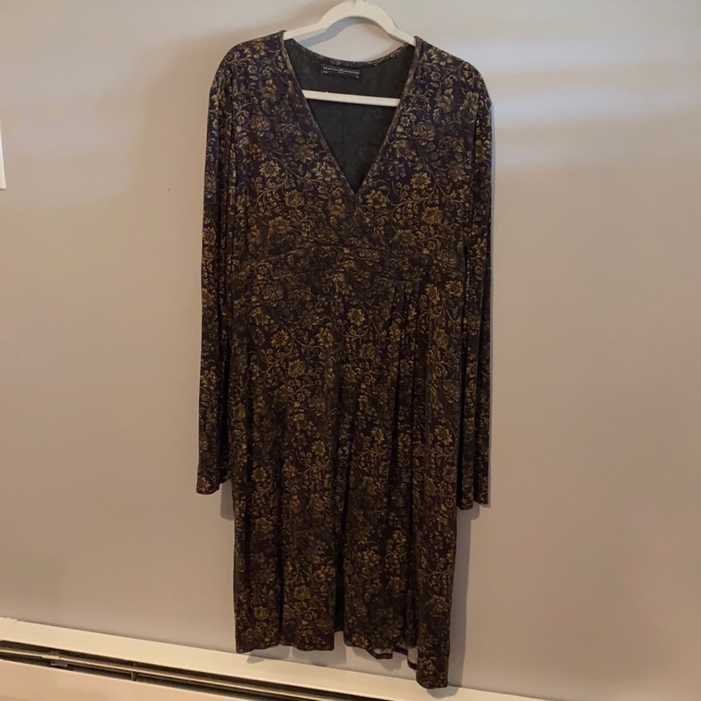 Peruvian Connection Long Sleeve Dress